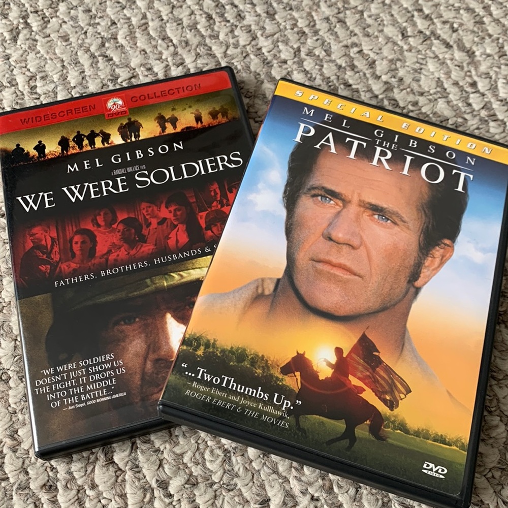 Mel Gibson dvds